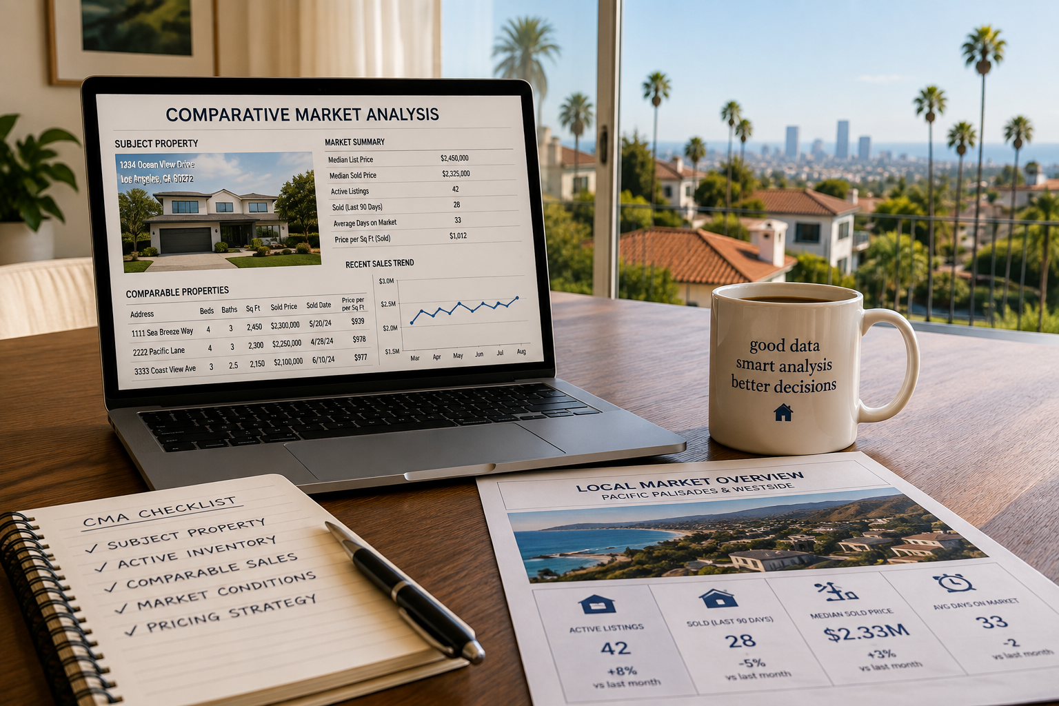What Is a CMA in Real Estate? What Los Angeles Homeowners Should Know Before Selling